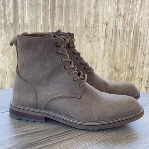 Arkbird Boots Mens Size 9.5 Leather Lace Up Rubber Sole Casual Oxford Shoes